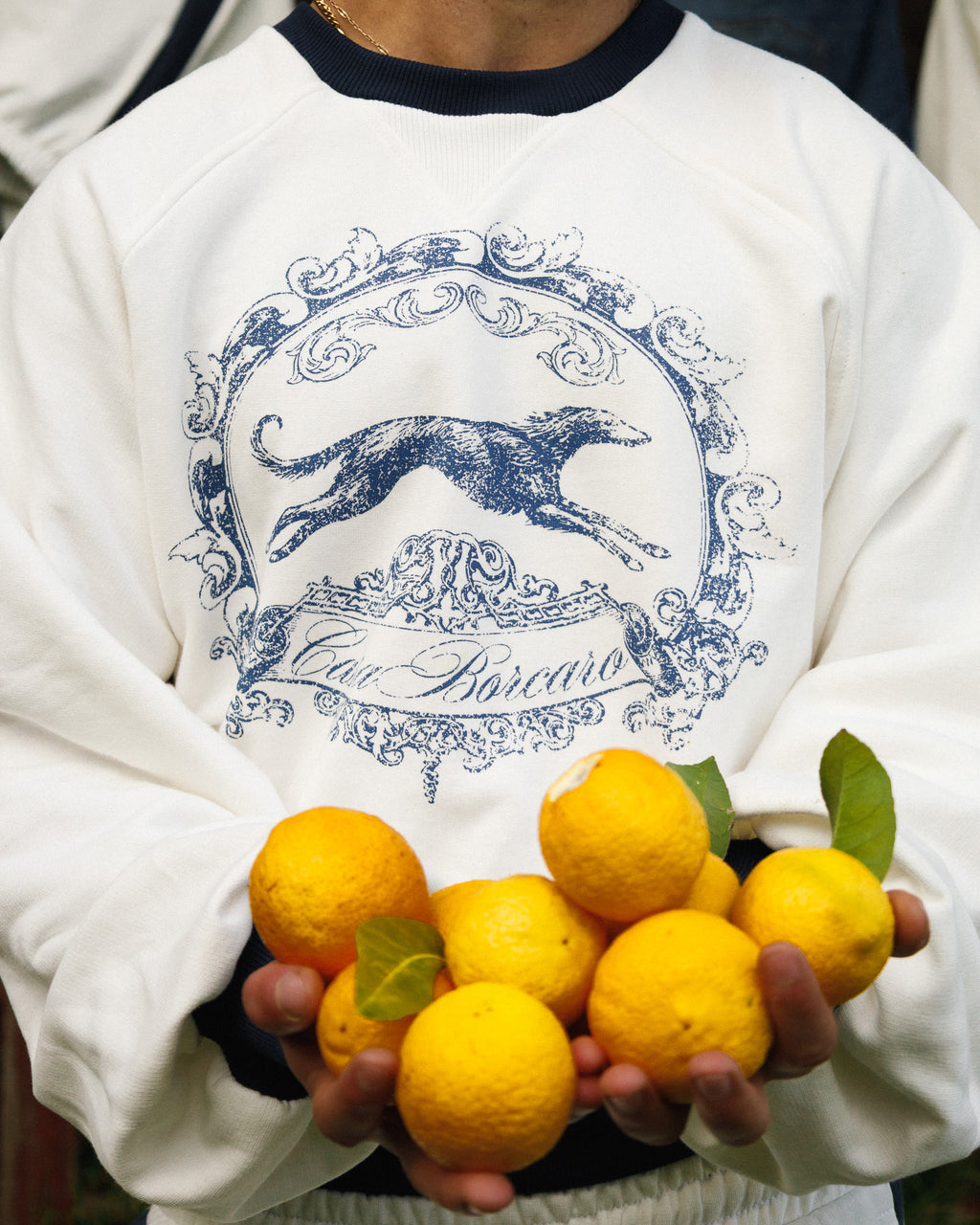 WHITE SOUL CREWNECK