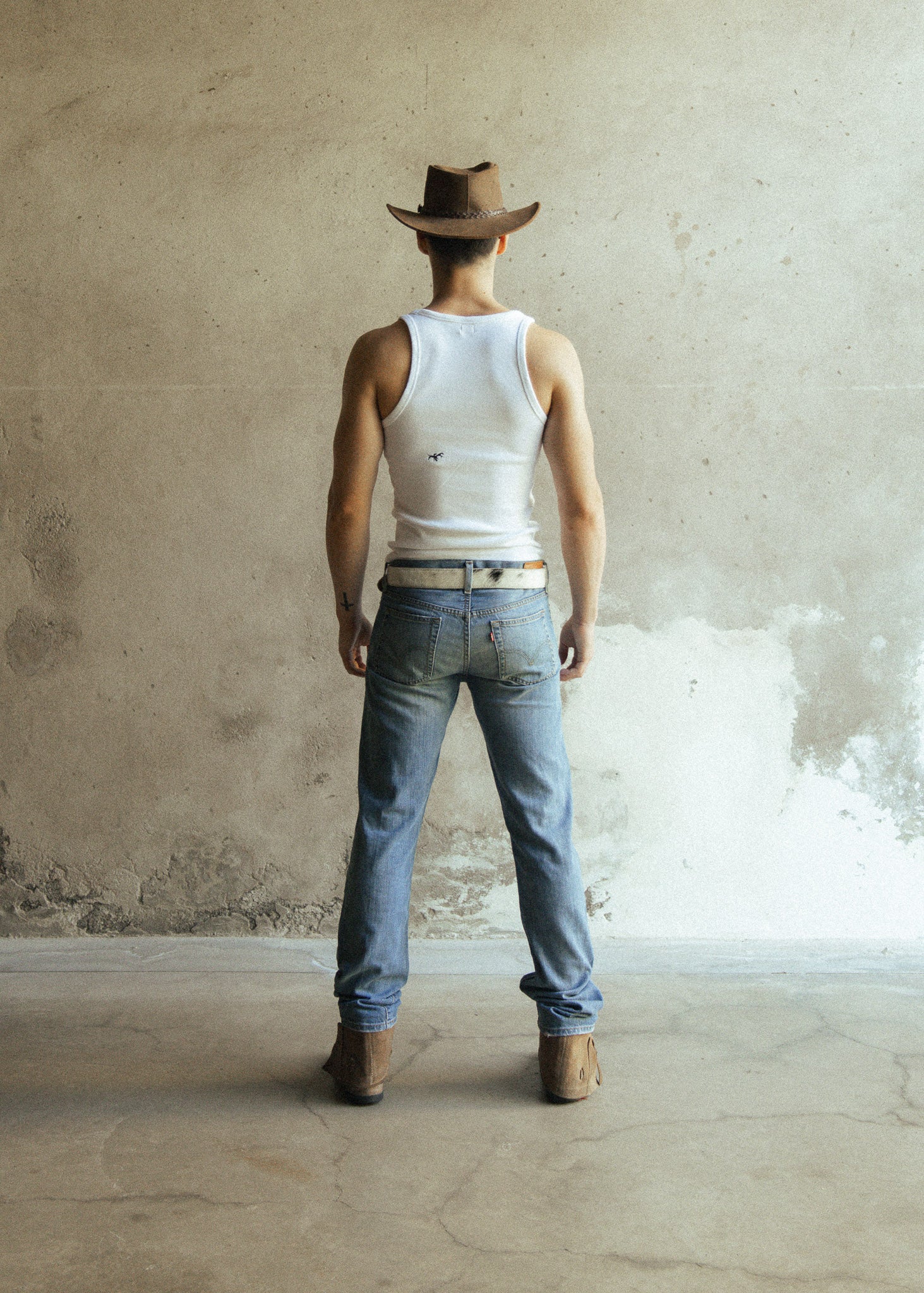 TRUCKER TANK TOP WHITE