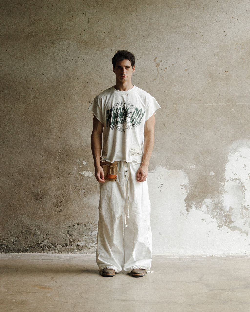 PARACHUTE PANTS - WHITE