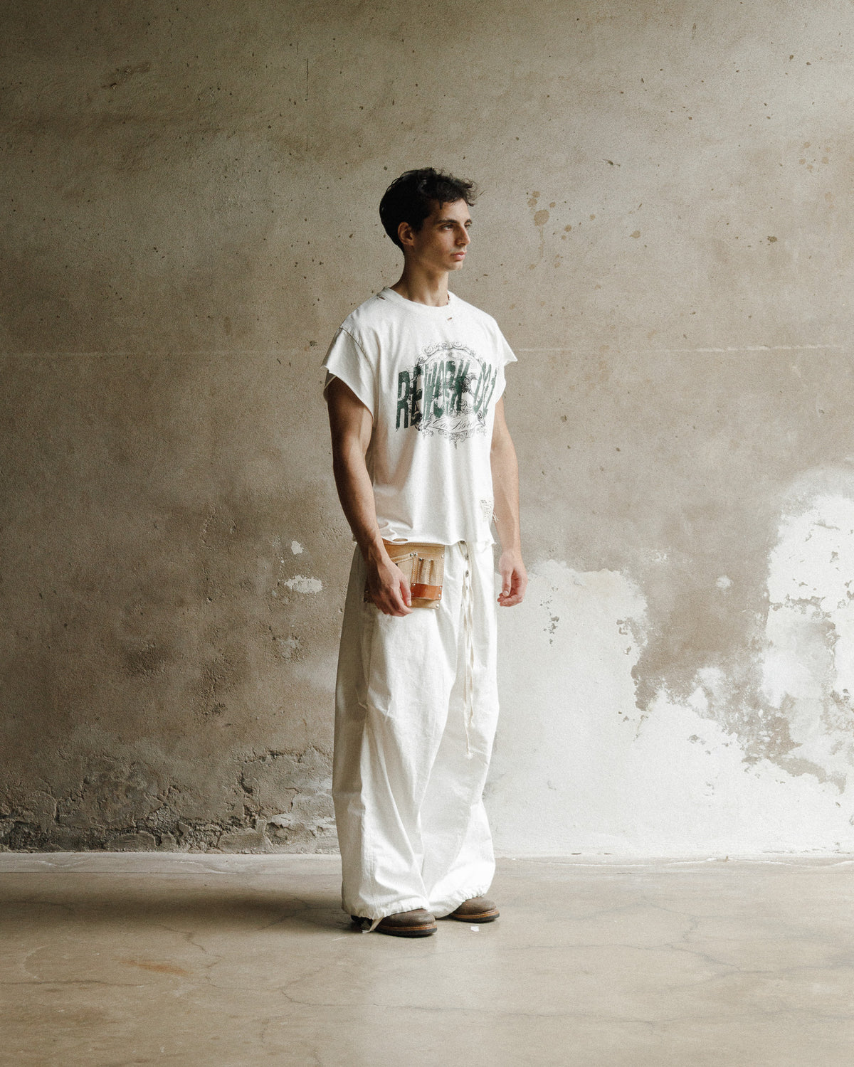 PARACHUTE PANTS - WHITE
